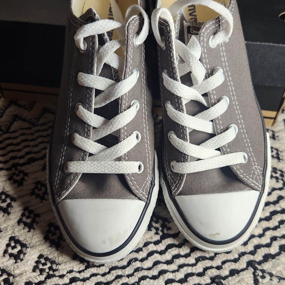 Converse Brown Canvas Sneakers with White Accents